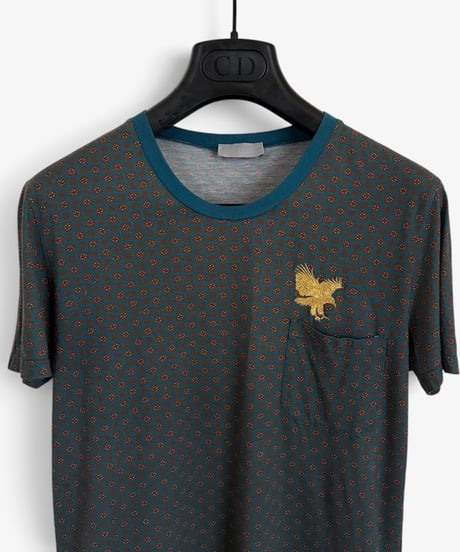 A/W 2005 DIOR HOMME “GLAM ROCK” EAGLE EMBROIDERED T-SHIRT［XS］