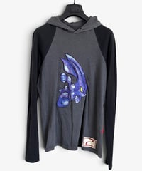 A/W 1998 BEAUTY:BEAST DARK KNIGHT RAGLAN HOODIE［2］