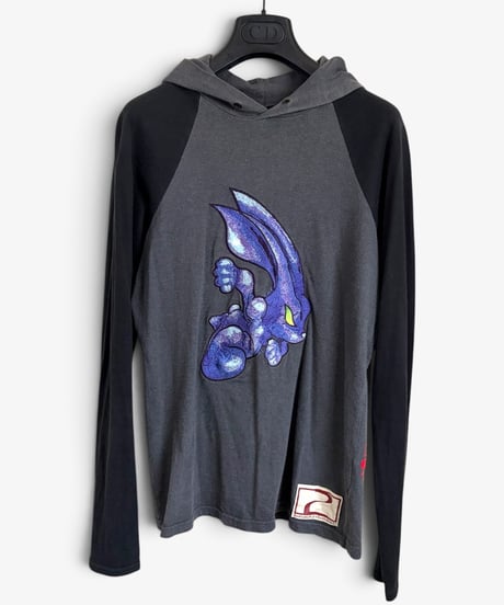 A/W 1998 BEAUTY:BEAST DARK KNIGHT RAGLAN HOODIE［2］