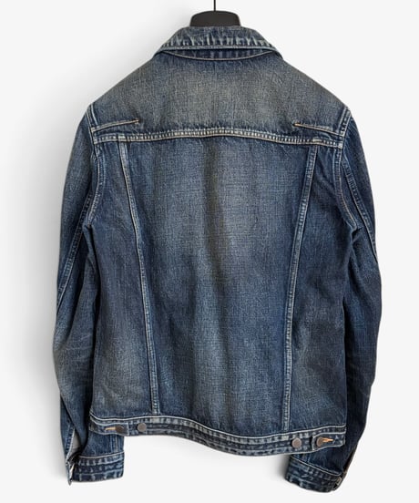 S/S 2008 NUMBER (N)INE “BIRDS” MUD WASH DENIM JACKET［3］