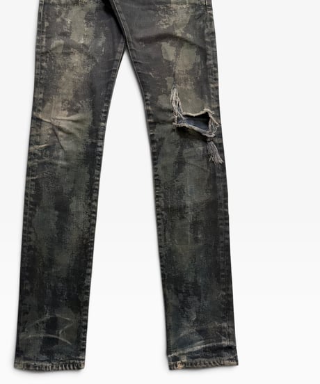 A/W 2013 SAINT LAURENT PARIS D02 BLEACHED DESTROY DENIM［27］