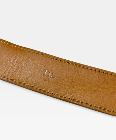 S/S 2007 DIOR HOMME “WLGT” STUDDED SUEDE BELT［85］