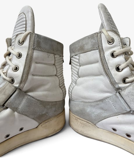 A/W 2012 BALMAIN HOMME VELCRO HI-TOP SNEAKERS［43］