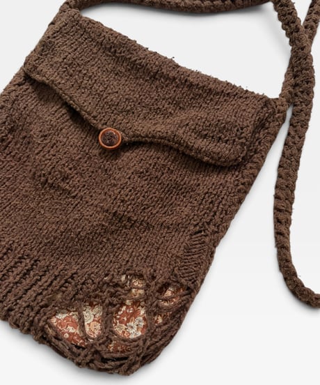 S/S-A/W 2003 NUMBER (N)INE “TOUCH ME I’M SICK” GRUNGE KNIT BAG