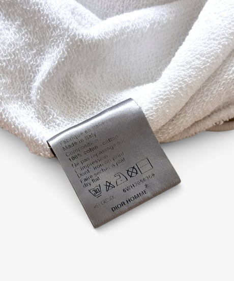 S/S 2006 DIOR HOMME “MODS/SKA” GUN MESSAGE PRINT SWEATSHIRT［XS］