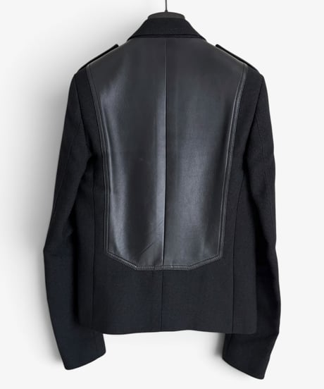 A/W 2007 DIOR HOMME “NAVIGATE” LEATHER PANEL BLAZER［44］