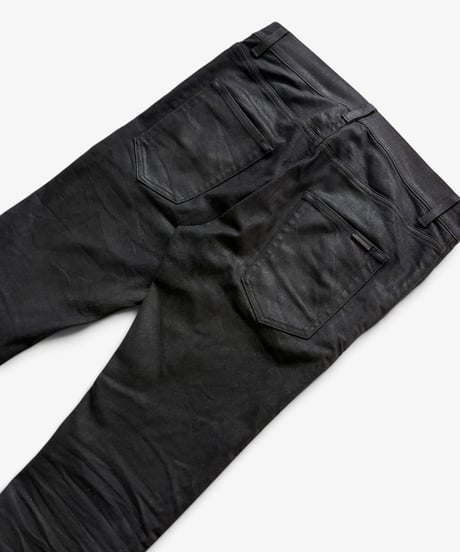 S/S 2020 SAINT LAURENT PARIS D02 WAXED BLACK DENIM［30］