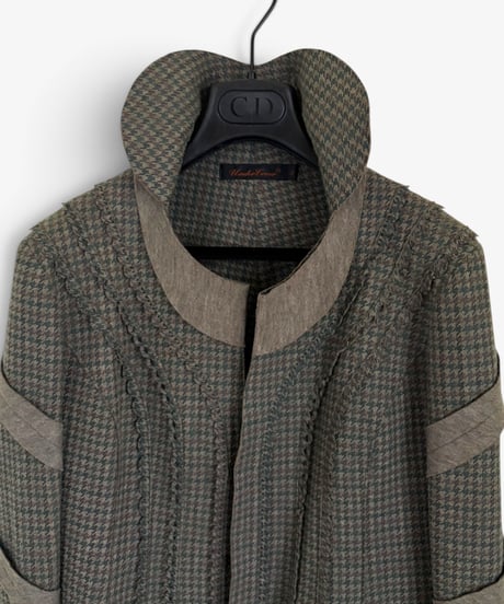 A/W 2005 UNDERCOVER “ARTS&CRAFTS” FELT TRIM HOUNDSTOOTH JACKET［2］