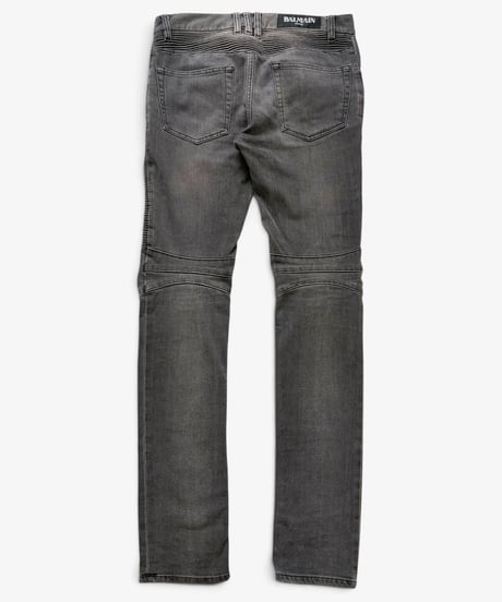 A/W 2011 BALMAIN HOMME REPAIRED BIKER DENIM［28］