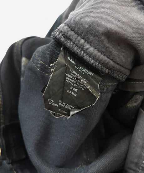 A/W 2013 SAINT LAURENT PARIS D02 BLEACHED DESTROY DENIM［27］