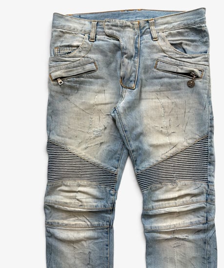 S/S 2011 BALMAIN HOMME CAMPAIGN EAGLE COIN BIKER［28］