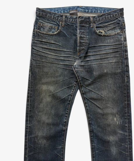 S/S 2003 DIOR HOMME “FOLLOW ME” COATED CLAWMARK DENIM［44］
