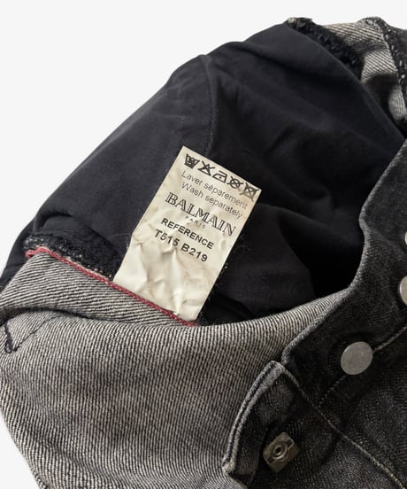 A/W 2011 BALMAIN HOMME FADED WASH DENIM［29］