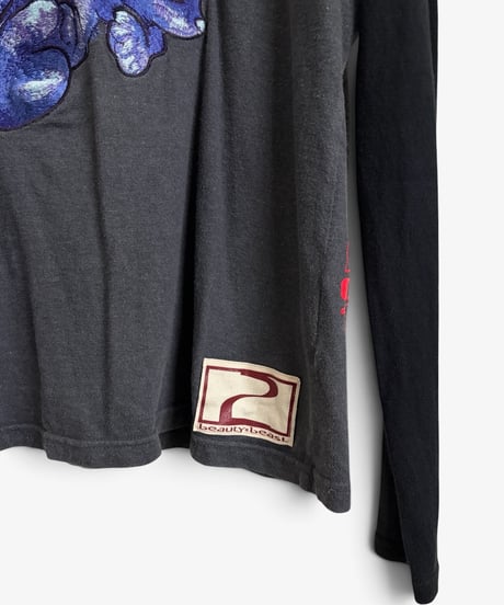A/W 1998 BEAUTY:BEAST DARK KNIGHT RAGLAN HOODIE［2］
