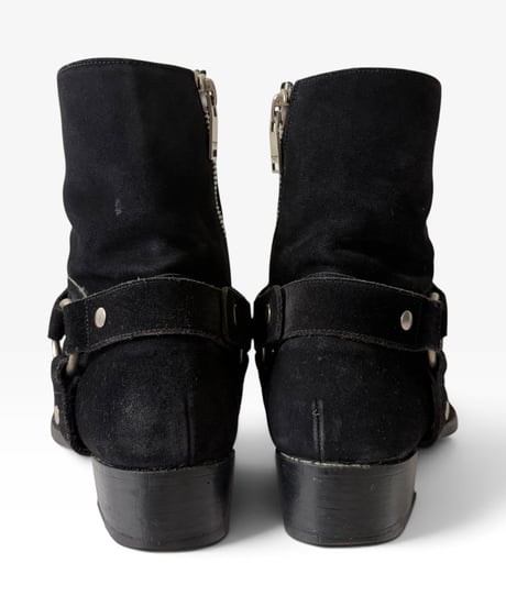 A/W 2013 SAINT LAURENT PARIS OG HARNESS RING BOOTS［41.5］