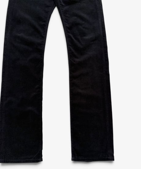 A/W 2005 DIOR HOMME “GLAM ROCK” BLACK VELVET BOOTCUT［28］