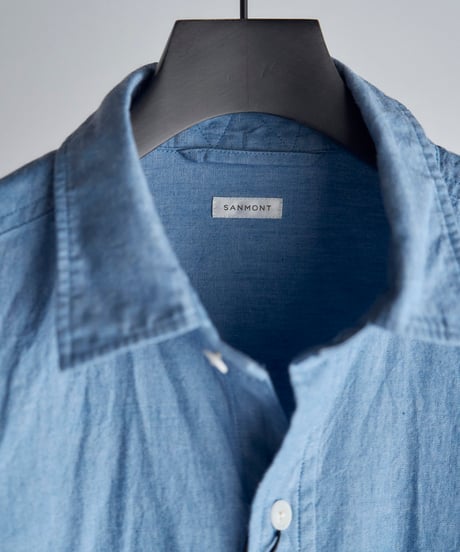 SANMONT Cotton Chambray Work Shirt