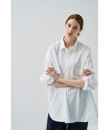 SANMONT Cotton Chambray Work Shirt