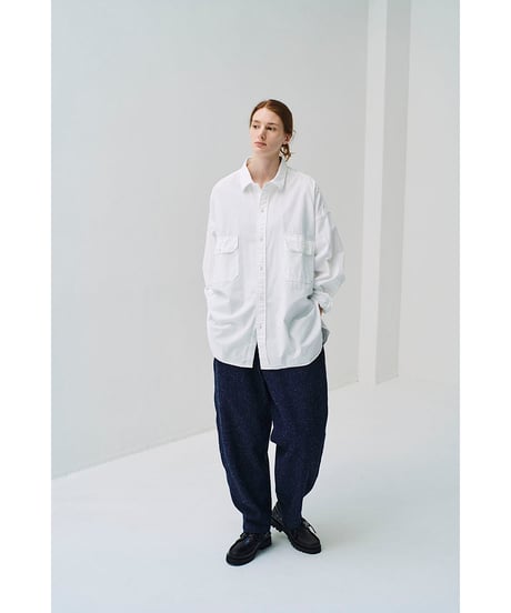 SANMONT Cotton Chambray Work Shirt