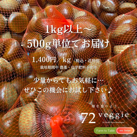 秋のおたのしみ☆栗 特別便 🌰 冷えゆく大気に備える滋養強壮に