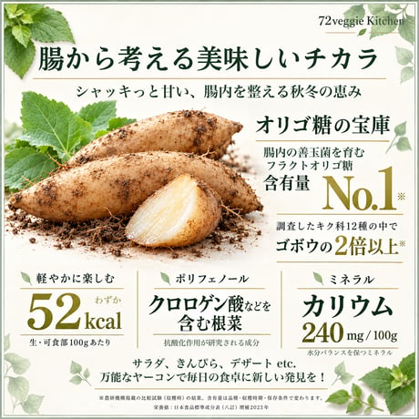料理教室 “72veggie Kitchen with レストランやまもも” ☆ ヤーコンを使いこなす！