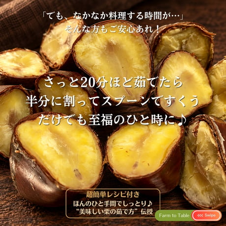 秋のおたのしみ☆栗 特別便 🌰 冷えゆく大気に備える滋養強壮に