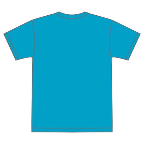 ・FDJ 空色スモークTシャツ