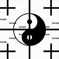 太極図の現代アート