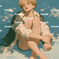 夏のプールにて