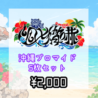 < 9/25~9/28 沖縄 幽世脅嚇>   🌺沖縄🌴ブロマイド5枚セット