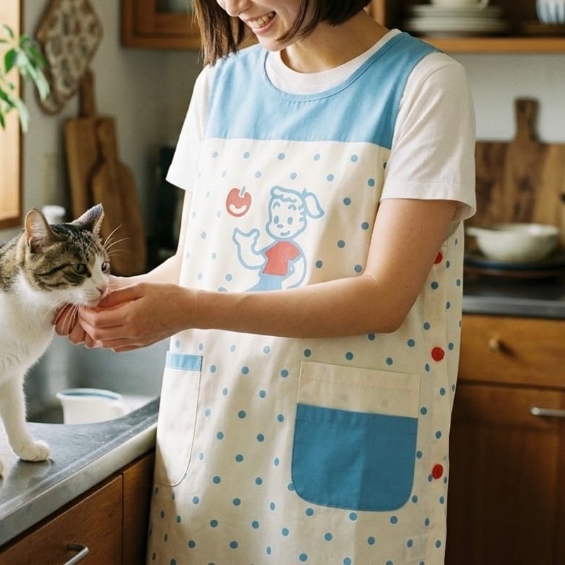 OSAMU GOODS】オサムグッズ キャラクターエプロン OS0004【M-L