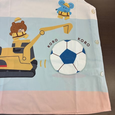 <26年秋新作>【トミカとトム】サッカーボールポケット キャラクターエプロン TMA4226【M-L】