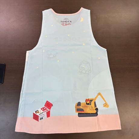 <26年秋新作>【トミカとトム】サッカーボールポケット キャラクターエプロン TMA4226【M-L】