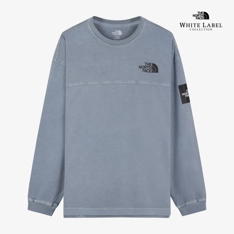 STITCH L/S R/TEE GRAYISH BLUE NT7TS51L