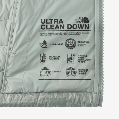 W'S KALIX LT DOWN JACKET (RDS) METAL GRAY NJ1DS81L