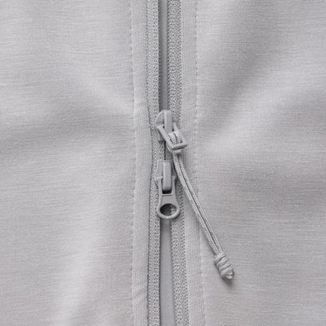 W'S DRAPE ZIP UP COOL GRAY NJ5JS80K