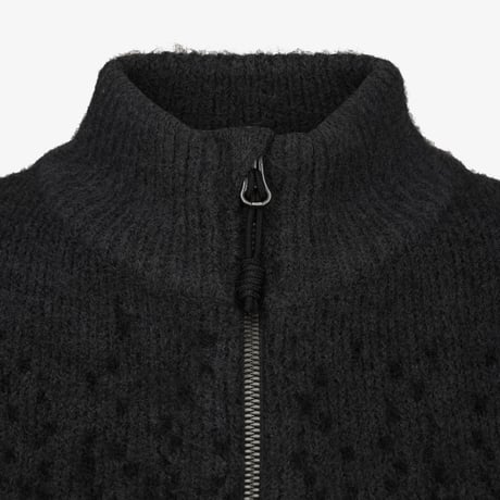 W'S SOLEN SWEATER ZIP UP BLACK NJ5SS80J