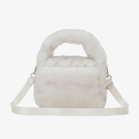 BUBBLY TOTE BAG MINI FUR IVORY NN2PS74J