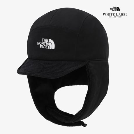WAXED COTTON EARMUFF CAP BLACK NE3CS56J