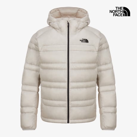 M'S LIGHT HEAT DOWN HOODIE (RDS) MARSHMALLOW NJ1DS20B