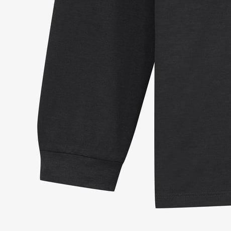 EASYDAY L/S POLO BLACK NT7QS55J