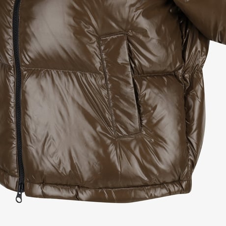 W'S NOVELTY NUPTSE JACKET (RDS) COFFEE BROWN NJ1DS92N