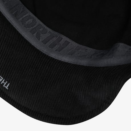 WAXED COTTON EARMUFF CAP DARK CHARCOAL NE3CS56K