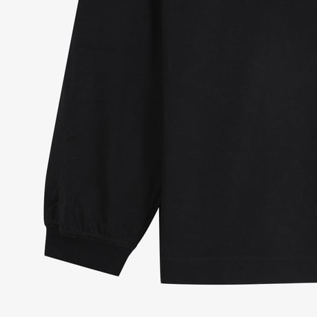 STITCH L/S R/TEE BLACK NT7TS51J