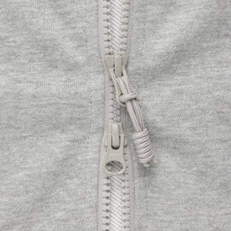 WL HOOD ZIP UP MELANGE GREY NJ5JS50K