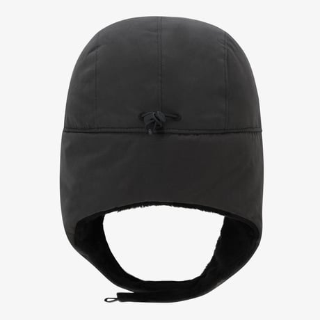 WAXED COTTON EARMUFF CAP DARK CHARCOAL NE3CS56K