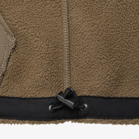 TROMS FLEECE JACKET DEEP TAUPE NJ4FS52J