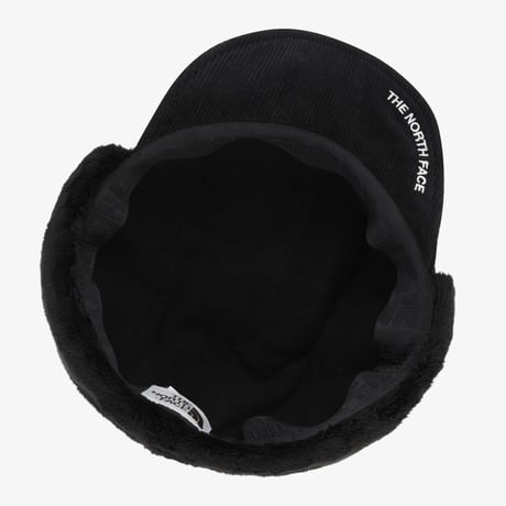 WAXED COTTON EARMUFF CAP BLACK NE3CS56J