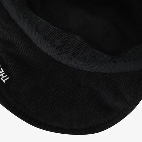 WAXED COTTON EARMUFF CAP BLACK NE3CS56J