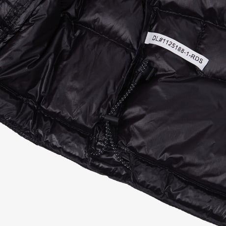M'S LIGHT HEAT DOWN HOODIE (RDS) BLACK NJ1DS20A